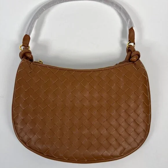 Verano Hill Adele Handbag – Caramel Vegan Leather Tote – Lightweight - Picture 4 of 4